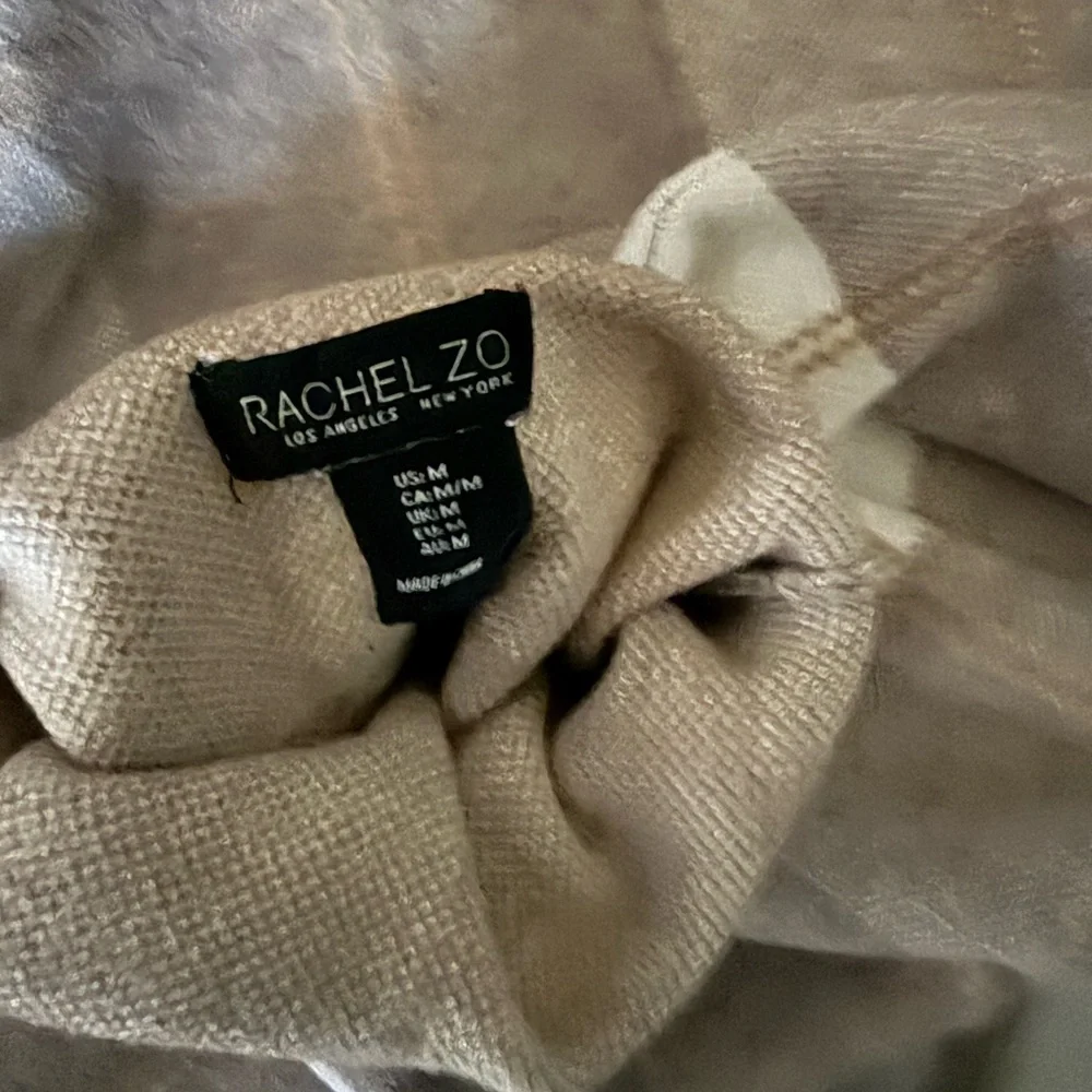 Rachel Zoe plaid sweater medium - Picture 3 of 4